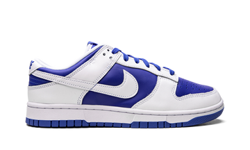 NIKE DUNK LOW RACER BLUE WHITE — Stock
