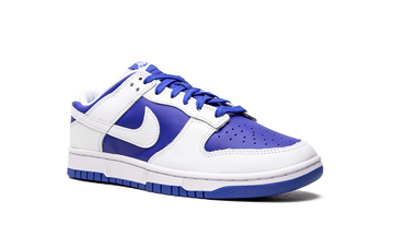 NIKE DUNK LOW RACER BLUE WHITE — Stock