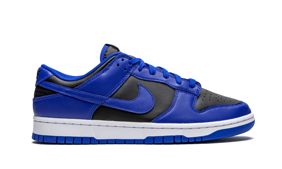 NIKE DUNK LOW RETRO BLACK HYPER COBALT 2021