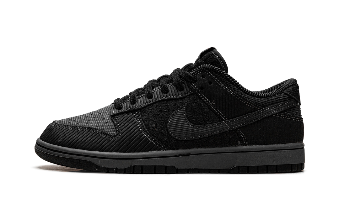 NIKE DUNK LOW RETRO PREMIUM BLACK CORDUROY