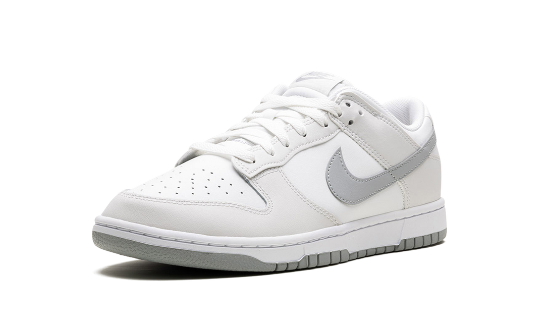 NIKE DUNK LOW RETRO SUMMIT WHITE LIGHT SMOKE GREY