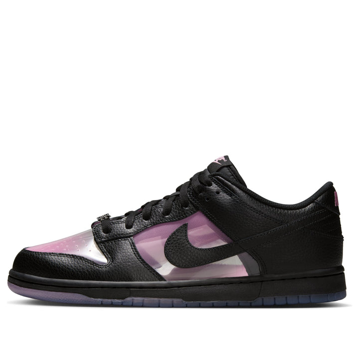 NIKE DUNK LOW RETRO TRANSPARENT BLACK PINK RISE