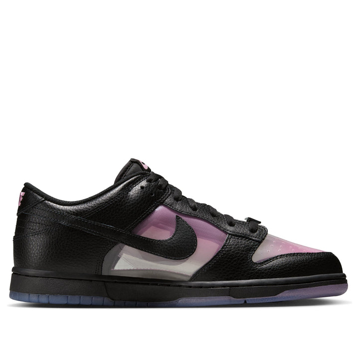 NIKE DUNK LOW RETRO TRANSPARENT BLACK PINK RISE