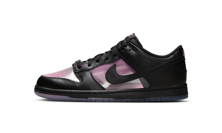 NIKE DUNK LOW RETRO TRANSPARENT BLACK PINK RISE