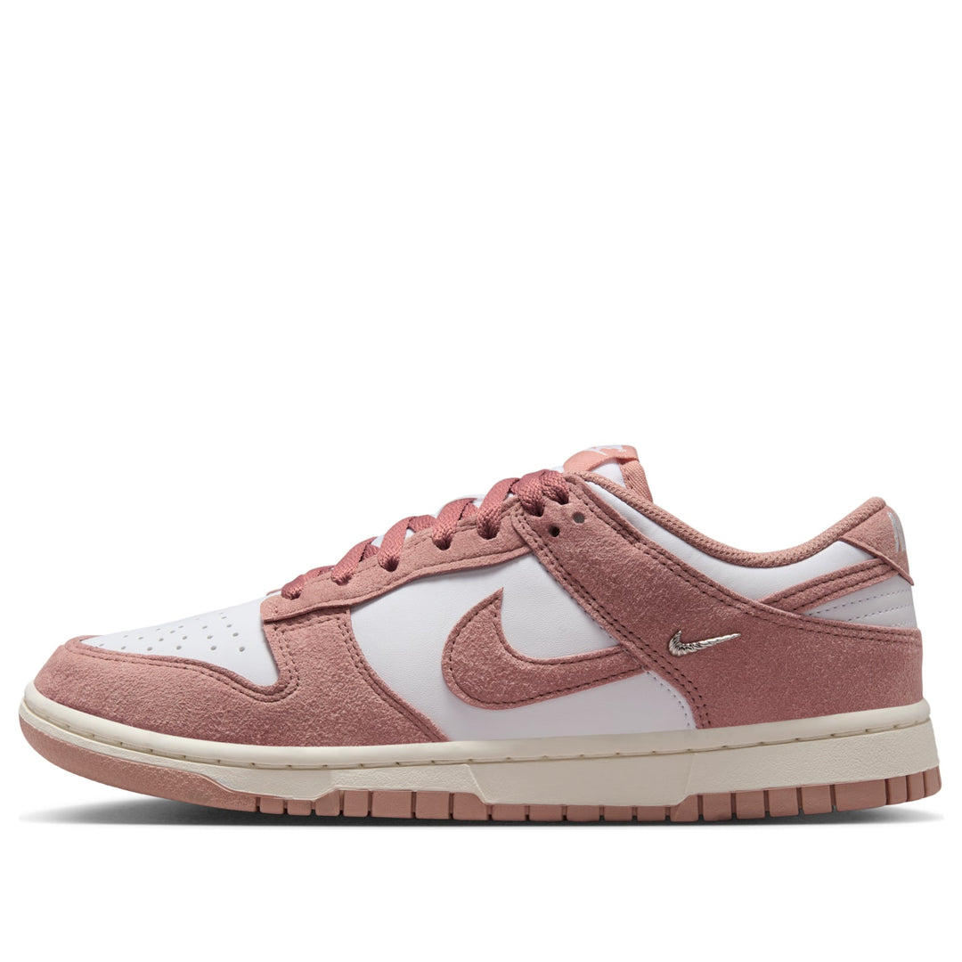 NIKE DUNK LOW ROSE WHISPER GOLD MINI SWOOSH (WOMEN&