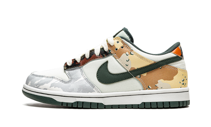 NIKE DUNK LOW SAIL MULTI-CAMO GS