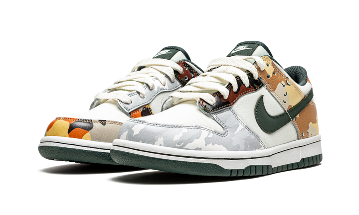 NIKE DUNK LOW SAIL MULTI-CAMO GS