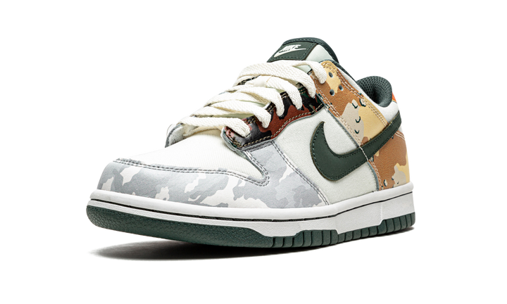 NIKE DUNK LOW SAIL MULTI-CAMO GS