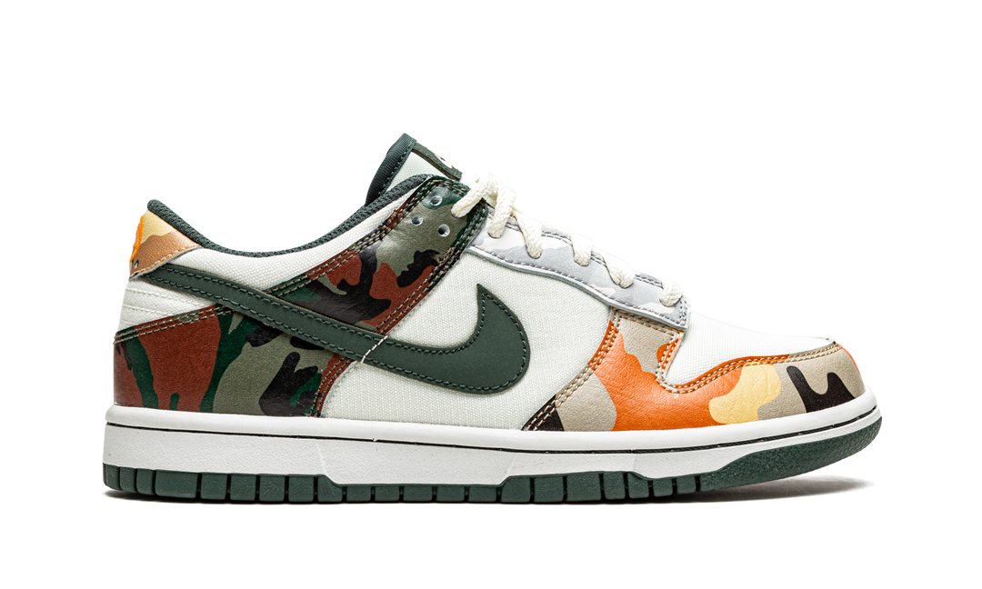 NIKE DUNK LOW SAIL MULTI-CAMO GS