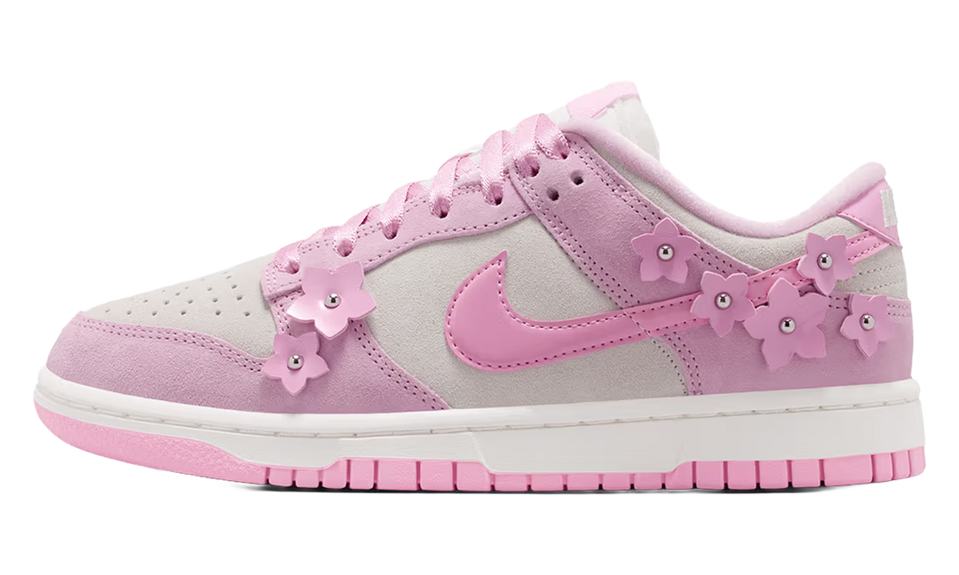 NIKE DUNK LOW SE "FLORETTE" PINK RISE/ PINK RISE-SAIL
