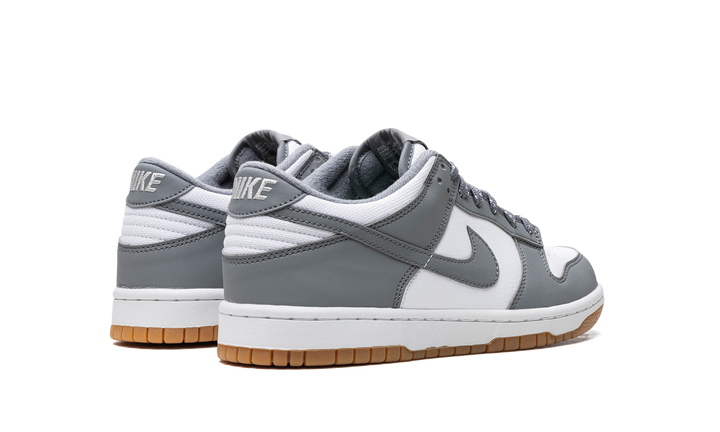 NIKE DUNK LOW WHITE GREY GUM GS — Stock 