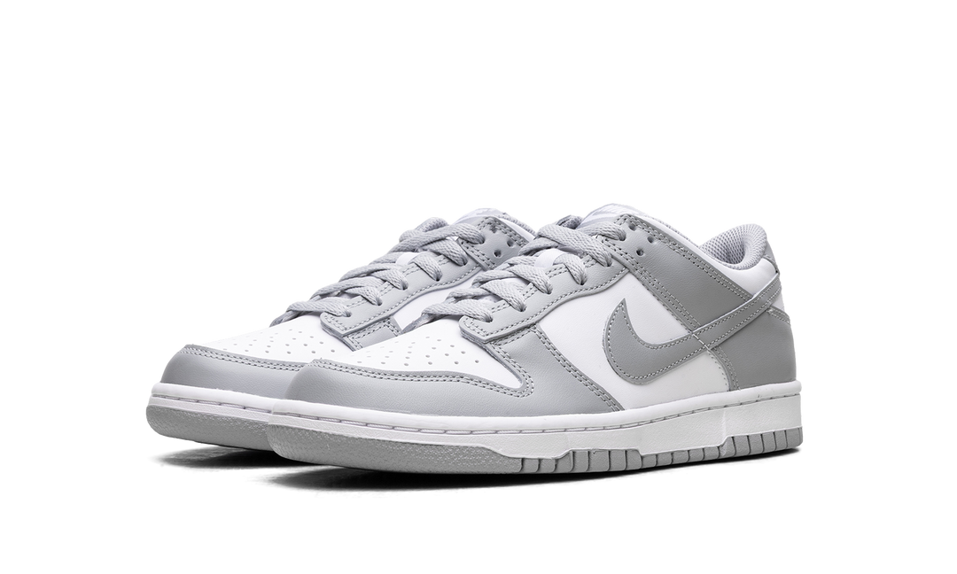 NIKE DUNK LOW WHITE LIGHT SMOKE GREY GS