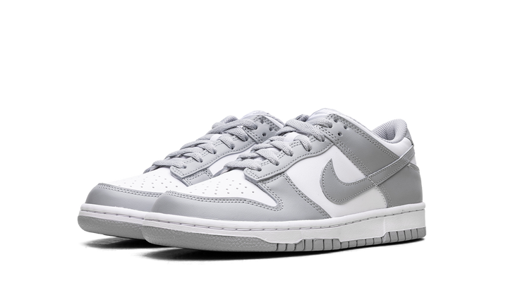 NIKE DUNK LOW WHITE LIGHT SMOKE GREY GS