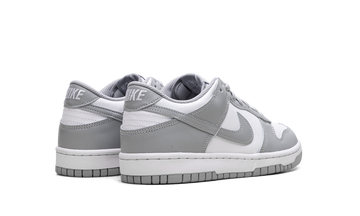 NIKE DUNK LOW WHITE LIGHT SMOKE GREY GS — Stock