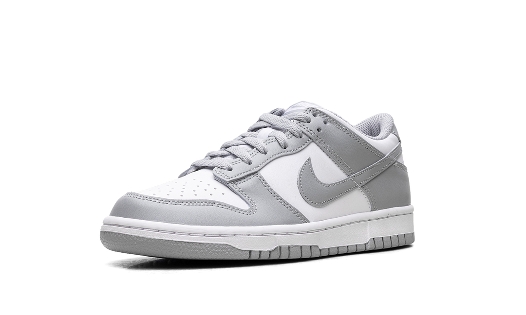 NIKE DUNK LOW WHITE LIGHT SMOKE GREY GS