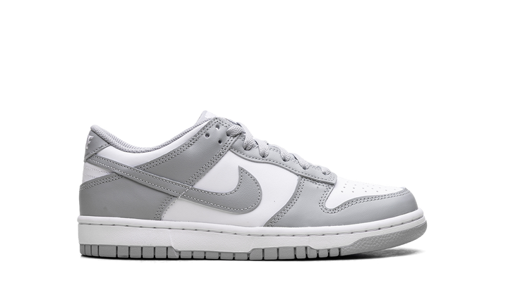 NIKE DUNK LOW WHITE LIGHT SMOKE GREY GS