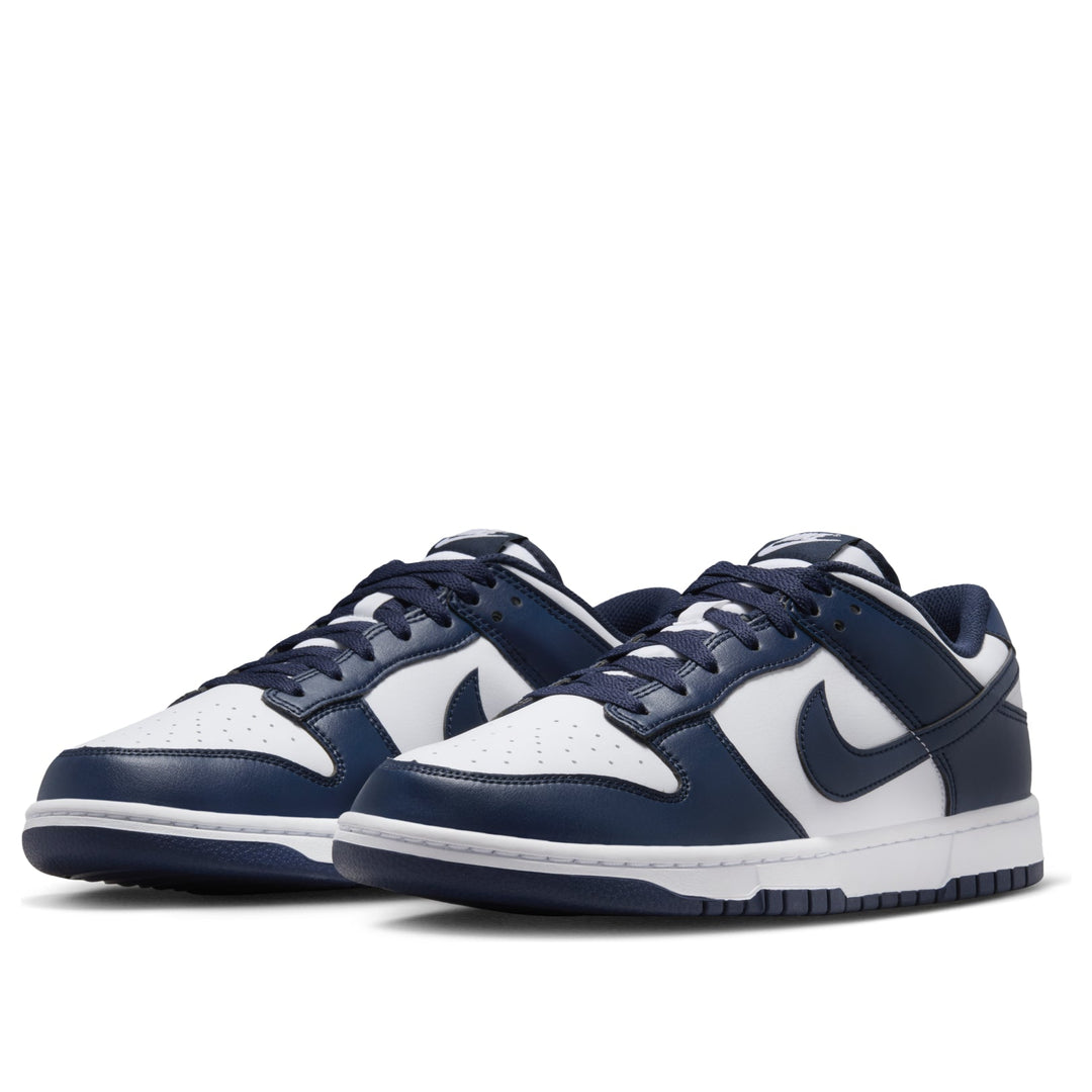 NIKE DUNK LOW WHITE MIDNIGHT NAVY