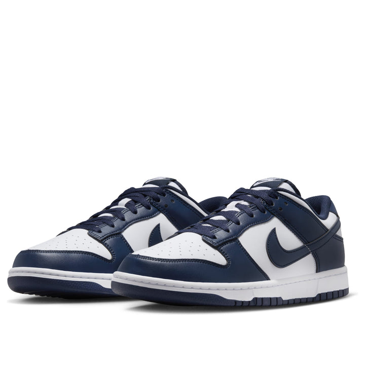 NIKE DUNK LOW WHITE MIDNIGHT NAVY
