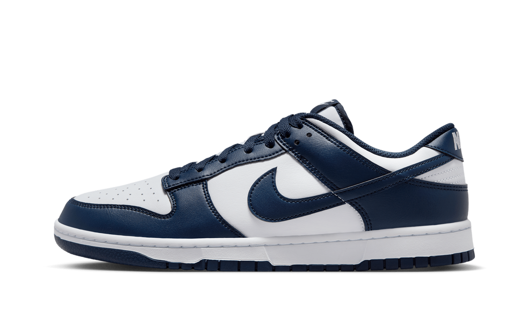 NIKE DUNK LOW WHITE MIDNIGHT NAVY