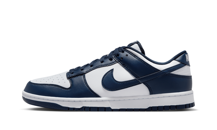 NIKE DUNK LOW WHITE MIDNIGHT NAVY