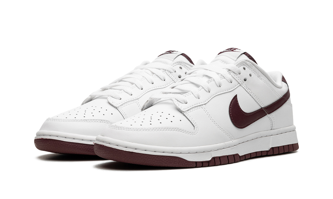 NIKE DUNK LOW WHITE NIGHT MAROON