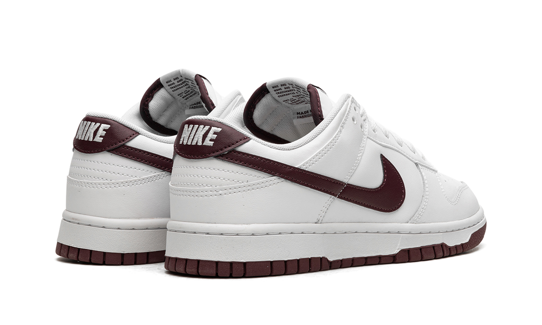 NIKE DUNK LOW WHITE NIGHT MAROON