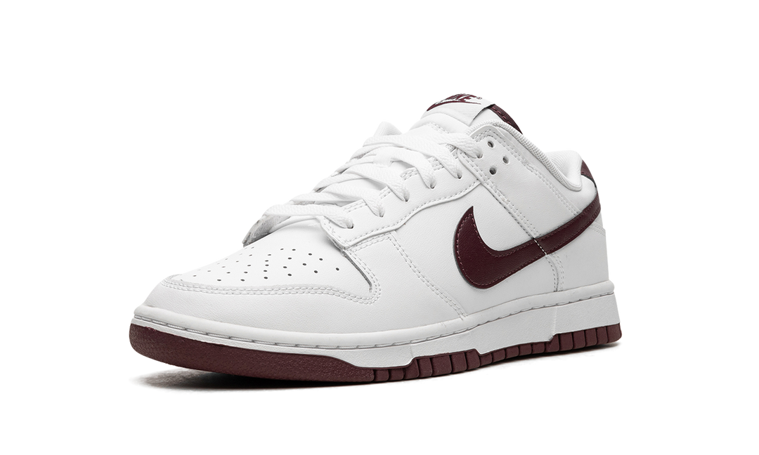 NIKE DUNK LOW WHITE NIGHT MAROON