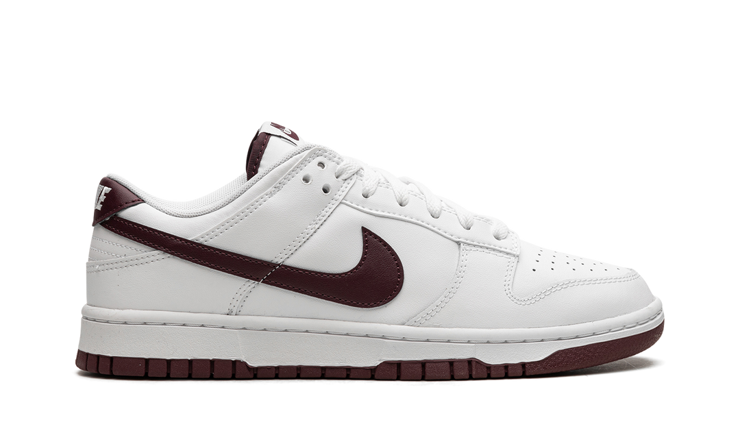 NIKE DUNK LOW WHITE NIGHT MAROON