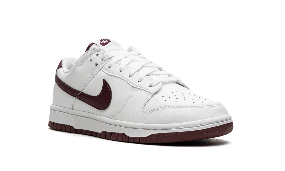 NIKE DUNK LOW WHITE NIGHT MAROON