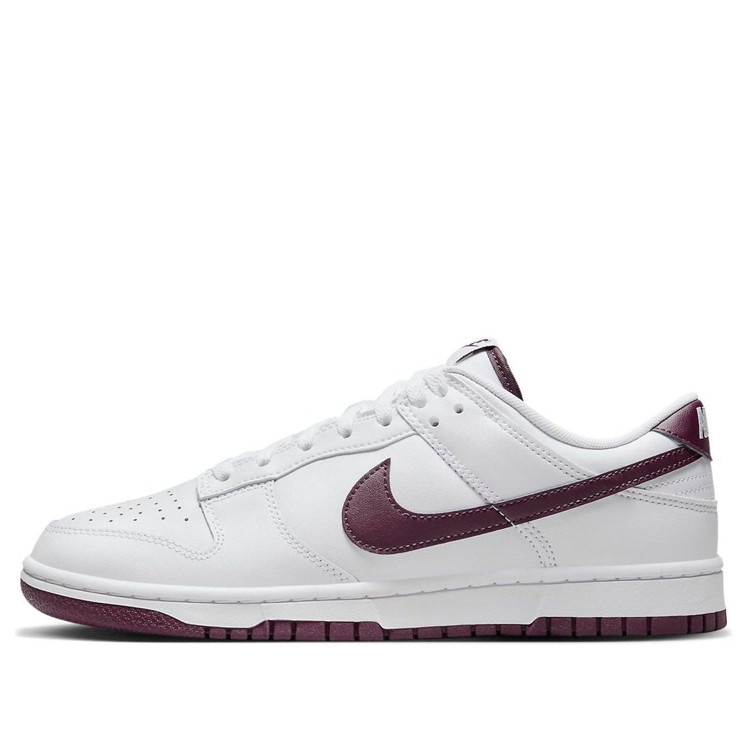 NIKE DUNK LOW WHITE NIGHT MAROON