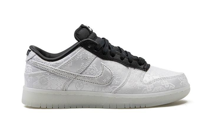 NIKE DUNK LOW X CLOT X FRAGMENT BLACK WHITE — Stock 