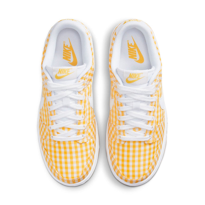 NIKE DUNK LOW YELLOW GINGHAM WOMENS