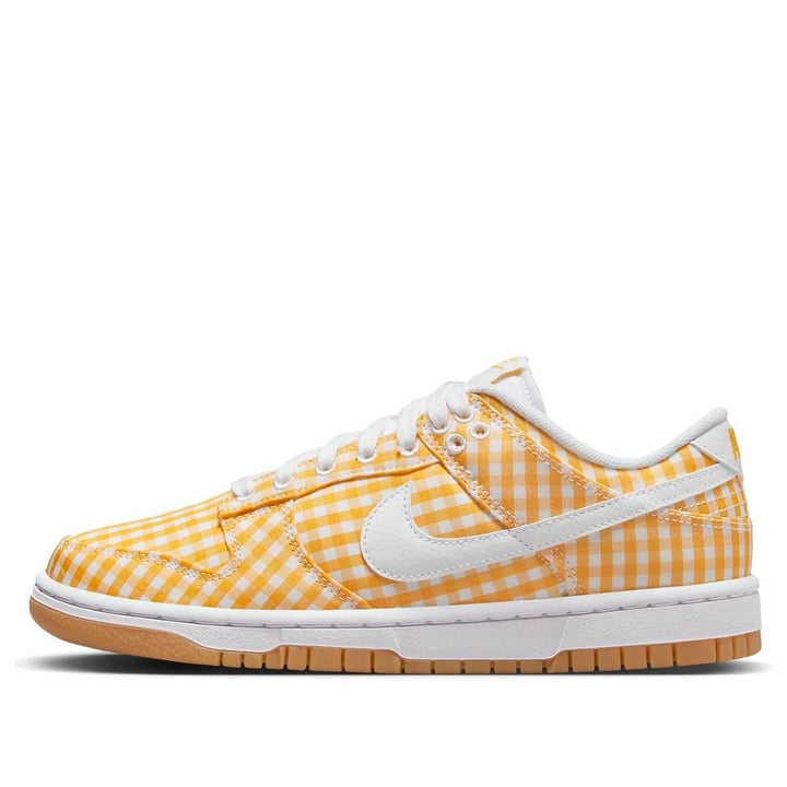 NIKE DUNK LOW YELLOW GINGHAM WOMENS