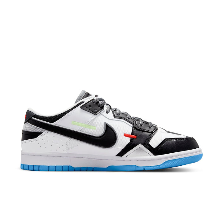 NIKE DUNK SCRAP MISMATCH BLACK WHITE BLUE