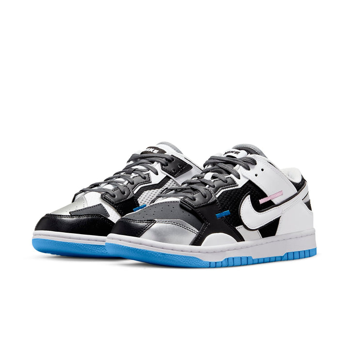 NIKE DUNK SCRAP MISMATCH BLACK WHITE BLUE