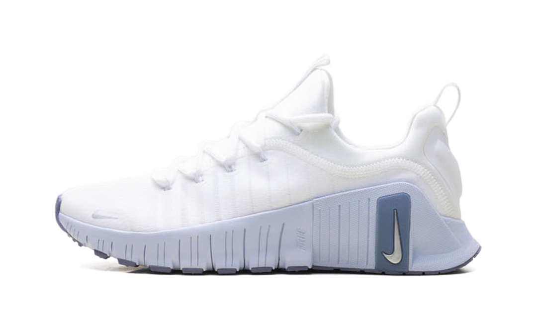 NIKE FREE METCON 6 WHITE HALF BLUE SILVER WOMENS