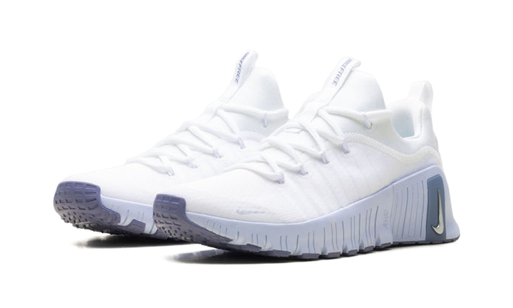 NIKE FREE METCON 6 WHITE HALF BLUE SILVER WOMENS