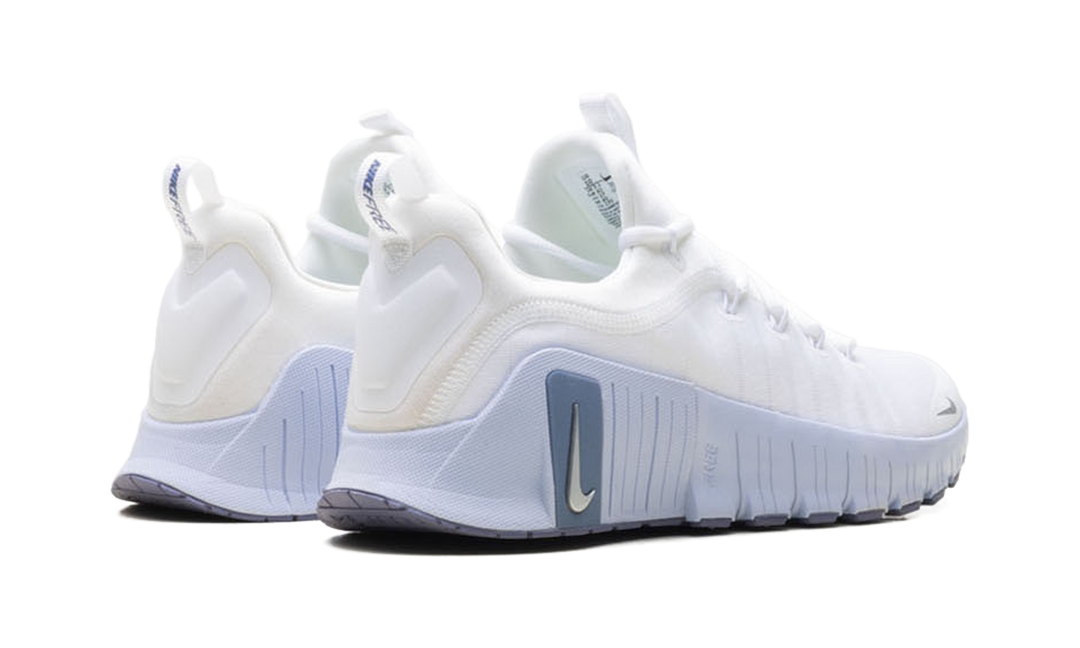 NIKE FREE METCON 6 WHITE HALF BLUE SILVER WOMENS