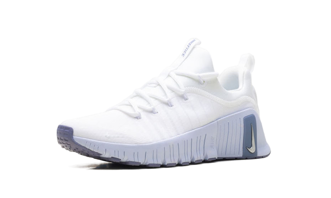 NIKE FREE METCON 6 WHITE HALF BLUE SILVER WOMENS