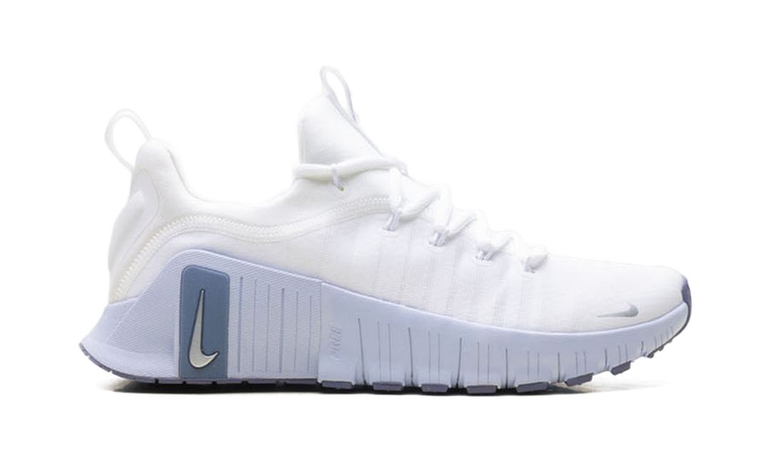 NIKE FREE METCON 6 WHITE HALF BLUE SILVER WOMENS