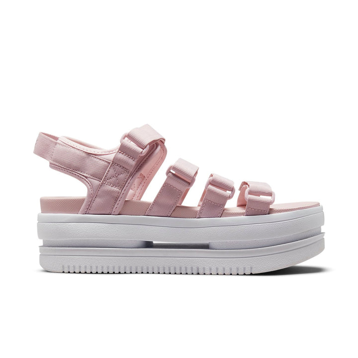NIKE ICONIC CLASSIC SANDAL BARELY ROSE PINK OXFORD WHITE WOMENS