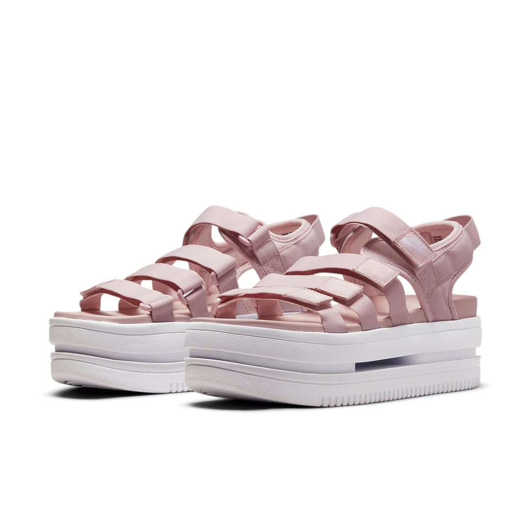 NIKE ICONIC CLASSIC SANDAL BARELY ROSE PINK OXFORD WHITE WOMENS