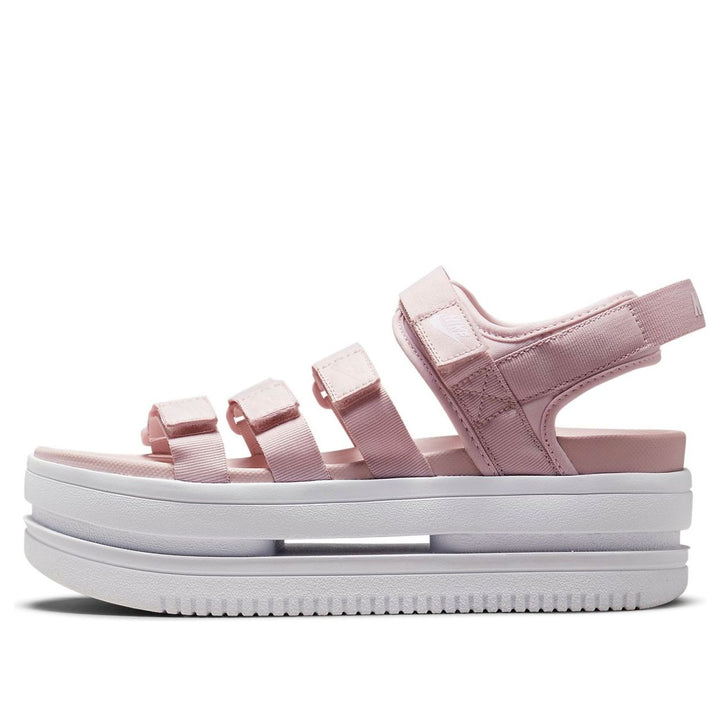 NIKE ICONIC CLASSIC SANDAL BARELY ROSE PINK OXFORD WHITE WOMENS