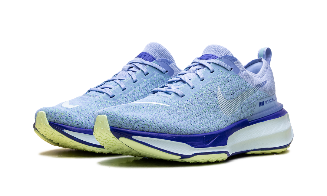 NIKE INVINCIBLE RUN 3 ALUMINUM RACER BLUE BARELY VOLT GLACIER BLUE