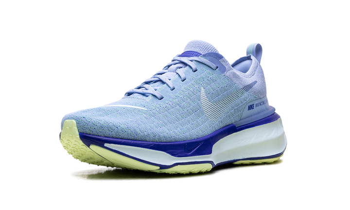 NIKE INVINCIBLE RUN 3 ALUMINUM RACER BLUE BARELY VOLT GLACIER BLUE