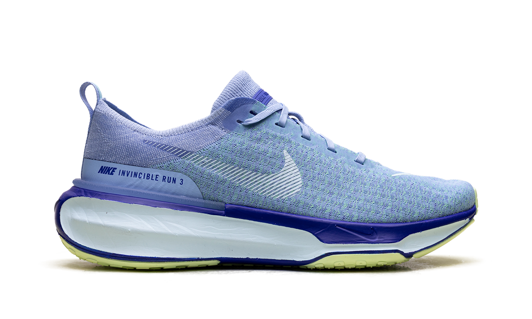 NIKE INVINCIBLE RUN 3 ALUMINUM RACER BLUE BARELY VOLT GLACIER BLUE