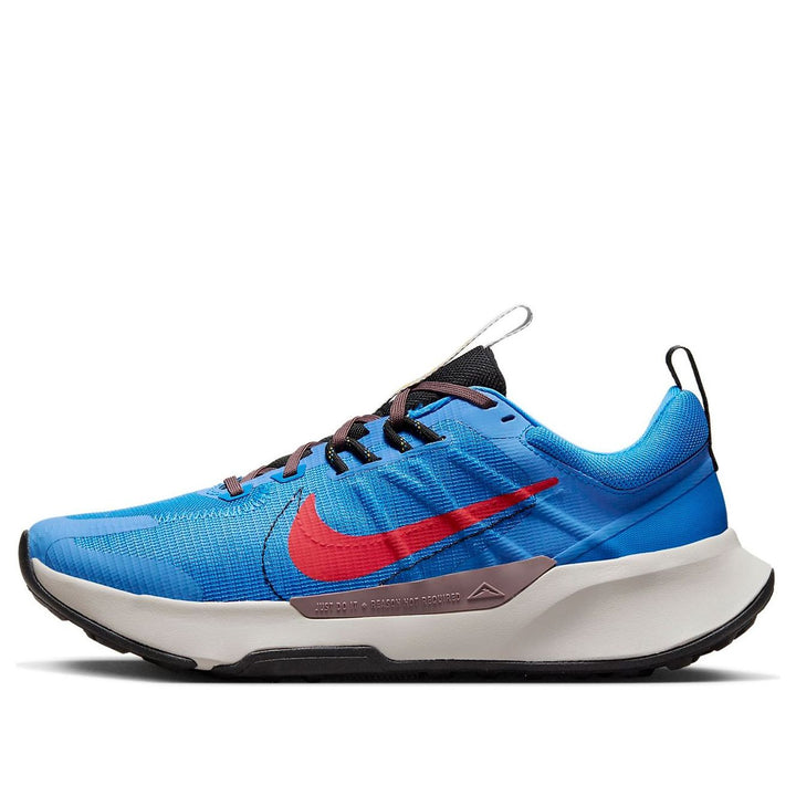 NIKE JUNIPER TRAIL 2 LIGHT PHOTO BLUE PLUM ECLIPSE VIVID SULFUR TRACK RED