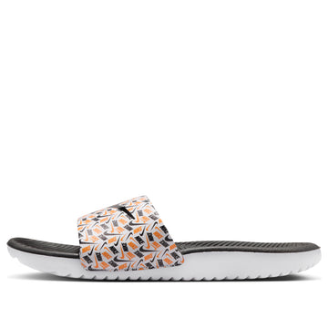 NIKE KAWA WHITE TOTAL ORANGE BLACK GS — Stock