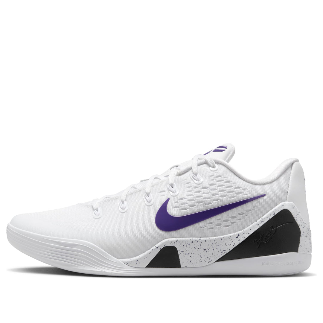 NIKE KOBE 9 ELITE LOW EM PROTRO WHITE COURT PURPLE