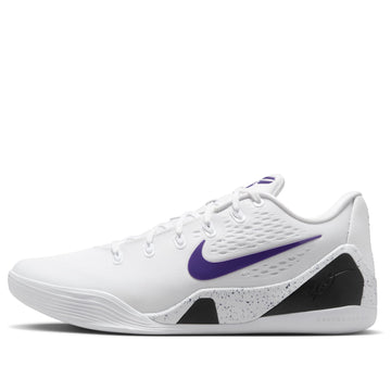 NIKE KOBE 9 ELITE LOW EM PROTRO WHITE COURT PURPLE — Stock